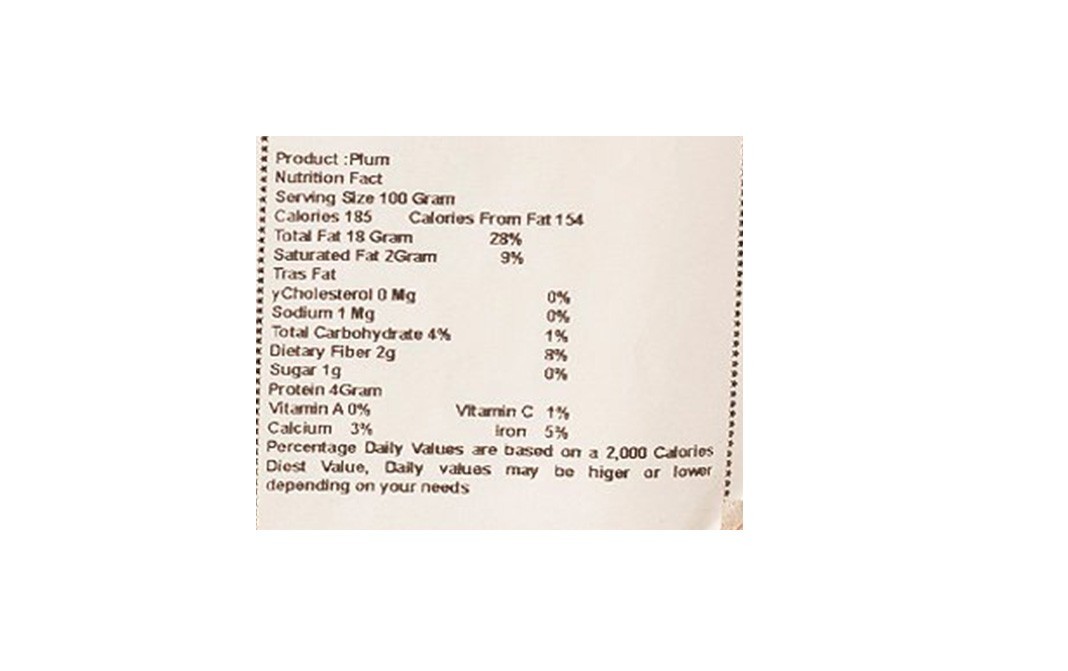 Sainik's Dry Fruit Mall Dried Prunes    Pack  1000 grams